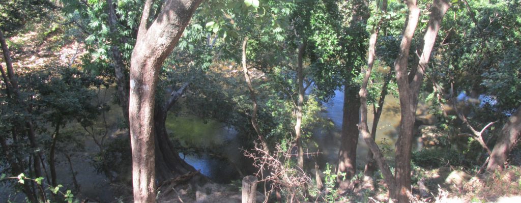 The Rio Zarati in the dry season